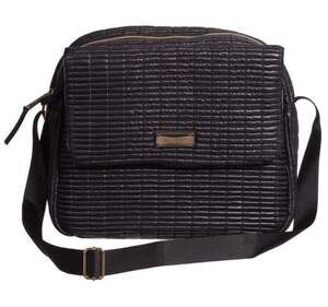 Juicy Couture Blue Nouvelle Pop Quilted Nylon Baby Diaper Bag & Changing Pad